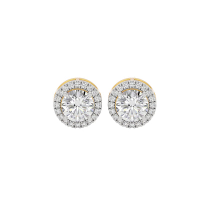 Glow Diamond Studs 18 KT / Yellow Gold