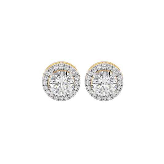 Glow Diamond Studs 18 KT / Yellow Gold