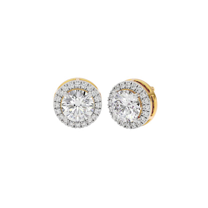 Glow Diamond Studs 18 KT / Yellow Gold
