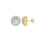 Glow Diamond Studs 18 KT / Yellow Gold