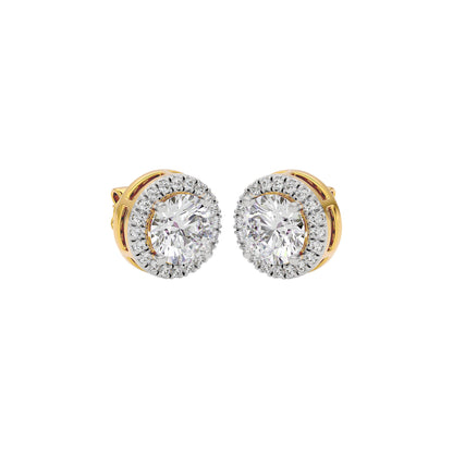 Glow Diamond Studs 18 KT / Yellow Gold