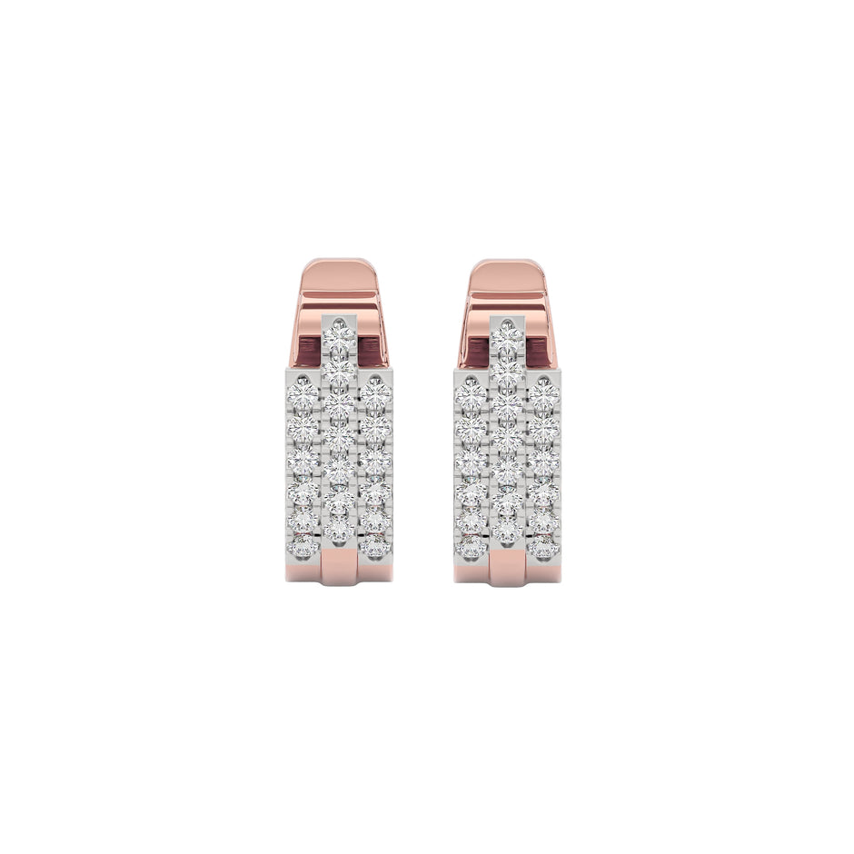Regal Resplendence Elegance Earrings 18 KT / Rose Gold