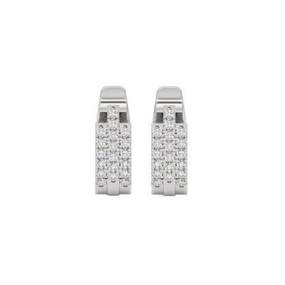 Regal Resplendence Elegance Earrings 18 KT / White Gold