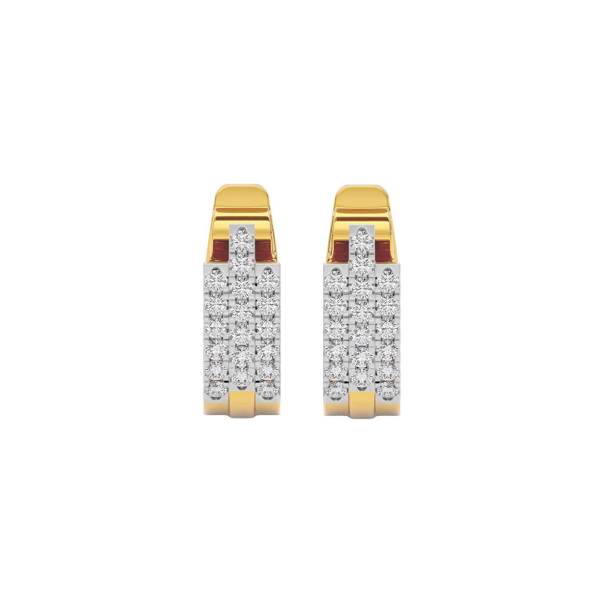 Regal Resplendence Elegance Earrings 18 KT / Yellow Gold