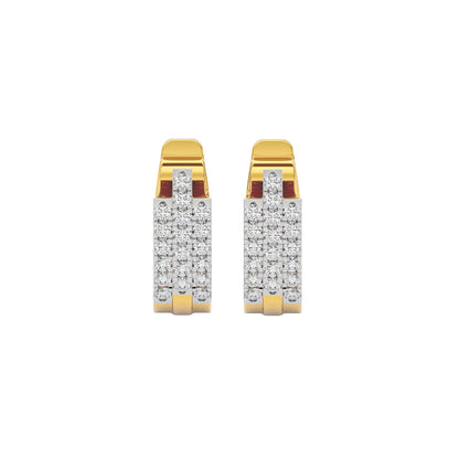 Regal Resplendence Elegance Earrings 18 KT / Yellow Gold