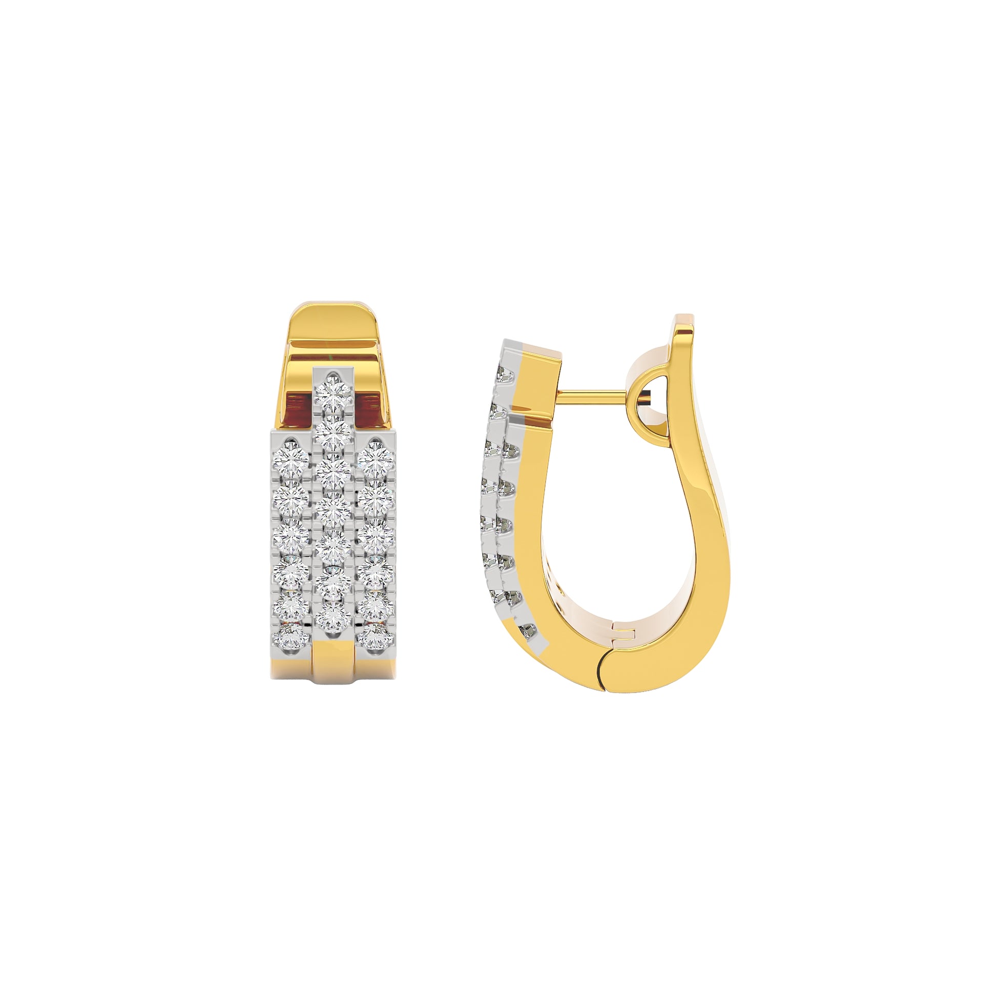 Regal Resplendence Elegance Earrings 18 KT / Yellow Gold