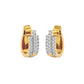 Regal Resplendence Elegance Earrings 18 KT / Yellow Gold