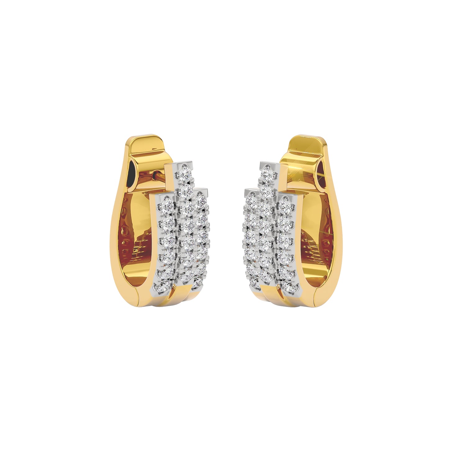 Regal Resplendence Elegance Earrings 18 KT / Yellow Gold