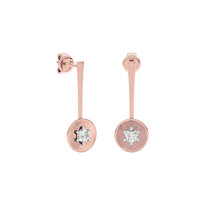 Mystic Veil Diamond Earring 18 KT / Rose Gold