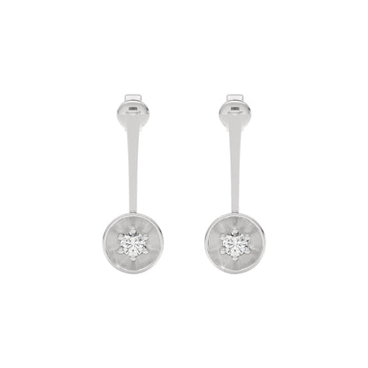 Mystic Veil Diamond Earring 18 KT / White Gold