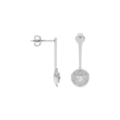 Mystic Veil Diamond Earring 18 KT / White Gold