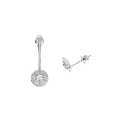 Mystic Veil Diamond Earring 18 KT / White Gold