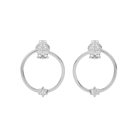 Twilight Cascade Diamond Earring