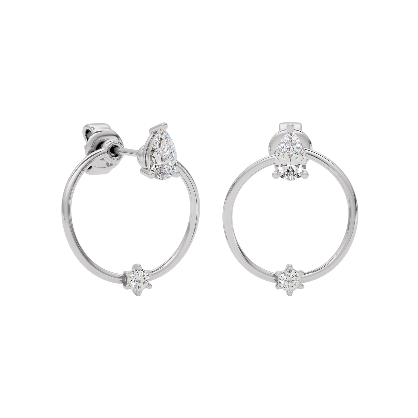 Twilight Cascade Diamond Earring