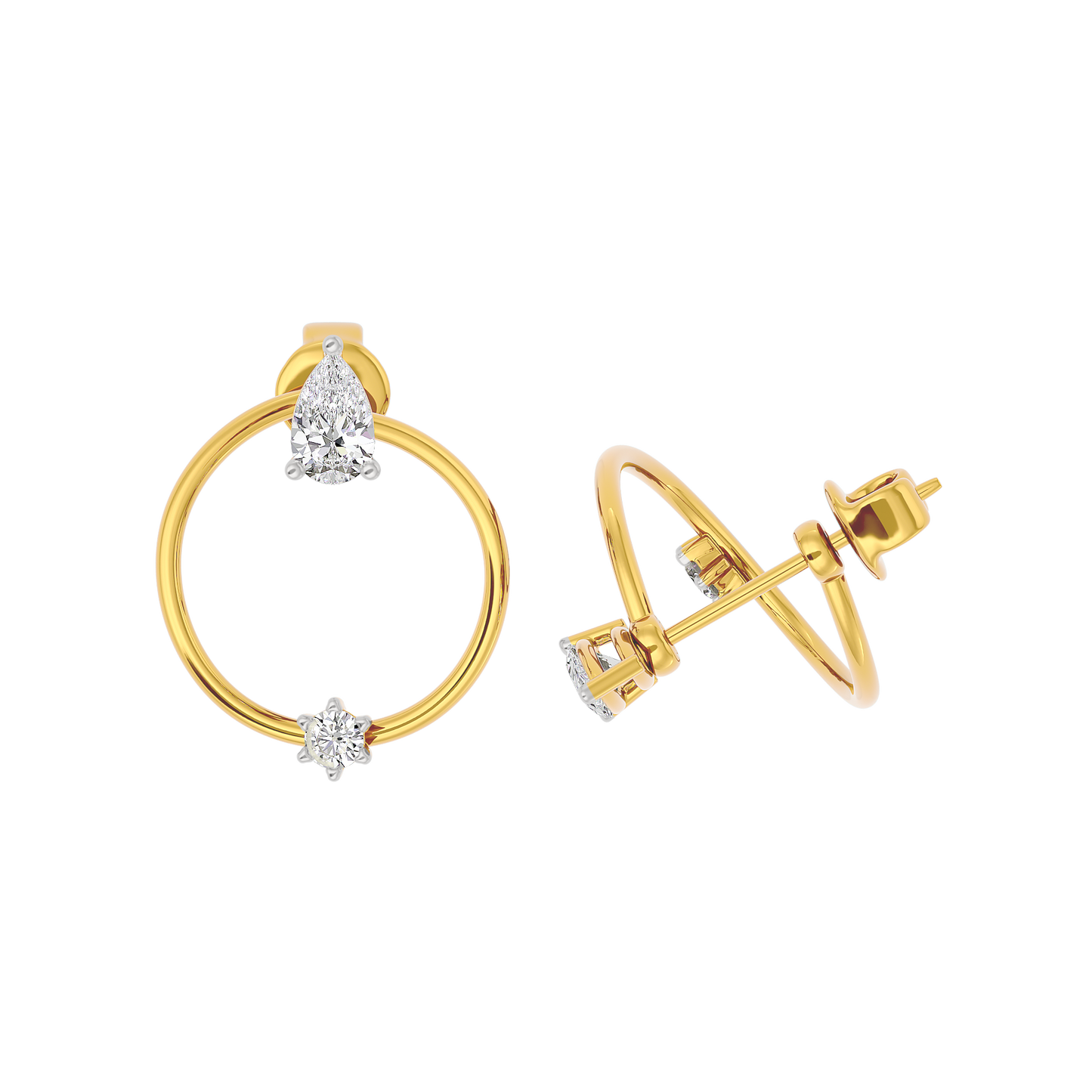 Twilight Cascade Diamond Earring