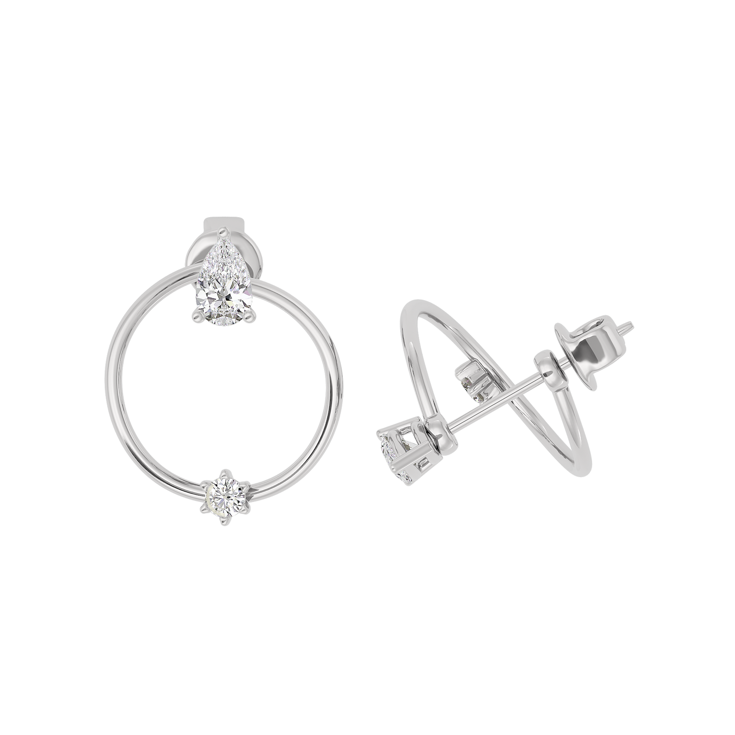 Twilight Cascade Diamond Earring