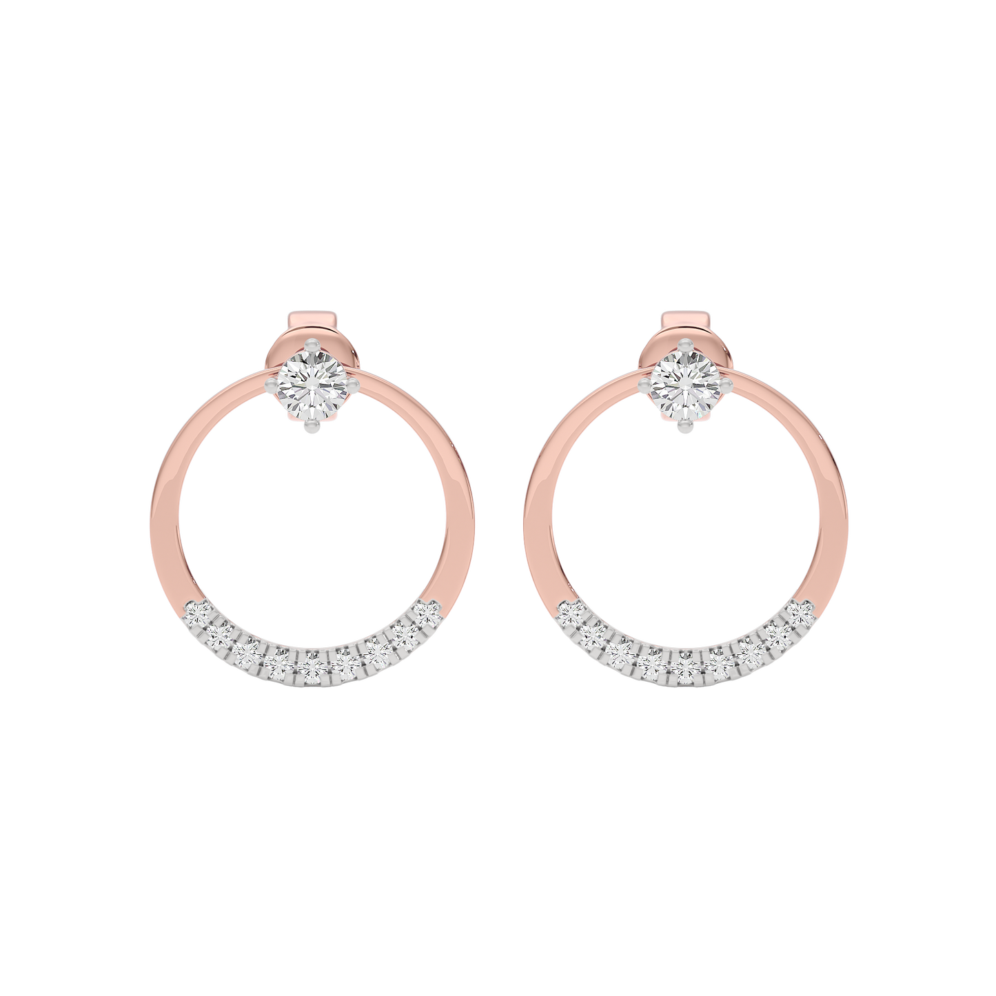 Radiant Heart Diamond Earring