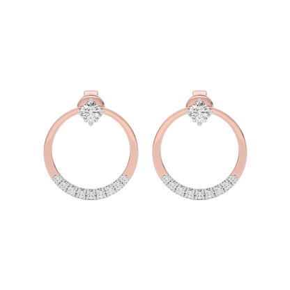 Radiant Heart Diamond Earring