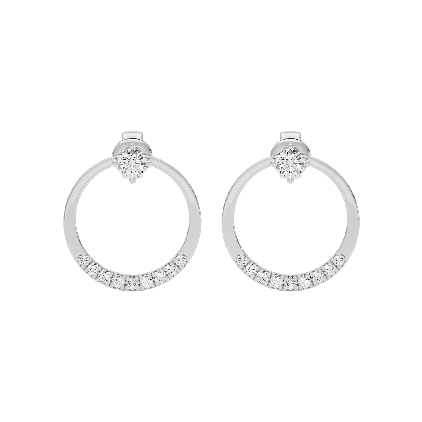 Radiant Heart Diamond Earring