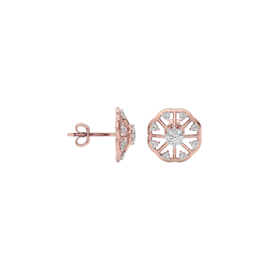 Eternal Elegance Diamond Dangler 18 KT / Rose Gold