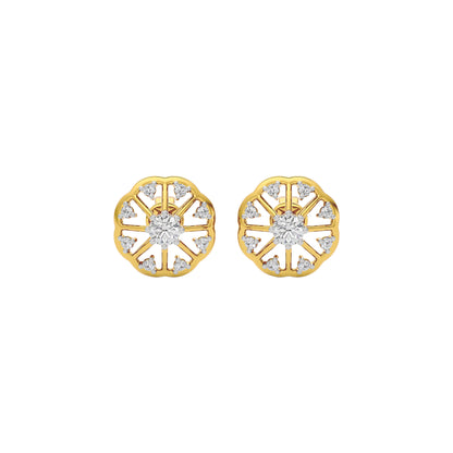 Eternal Elegance Diamond Dangler 18 KT / Yellow Gold