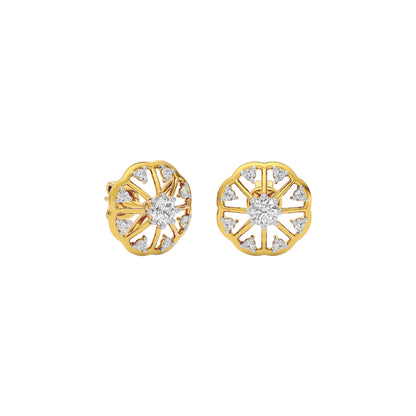 Eternal Elegance Diamond Dangler 18 KT / Yellow Gold