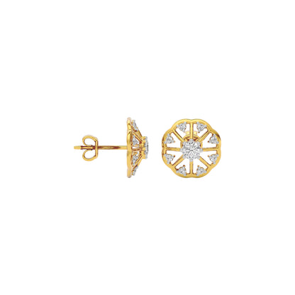 Eternal Elegance Diamond Dangler 18 KT / Yellow Gold