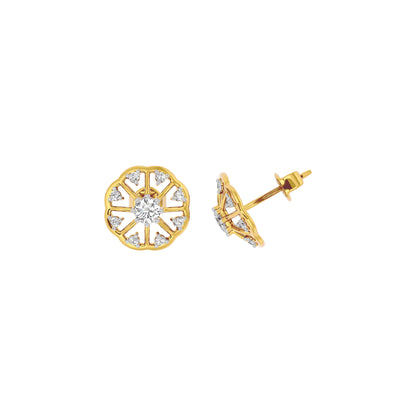 Eternal Elegance Diamond Dangler 18 KT / Yellow Gold