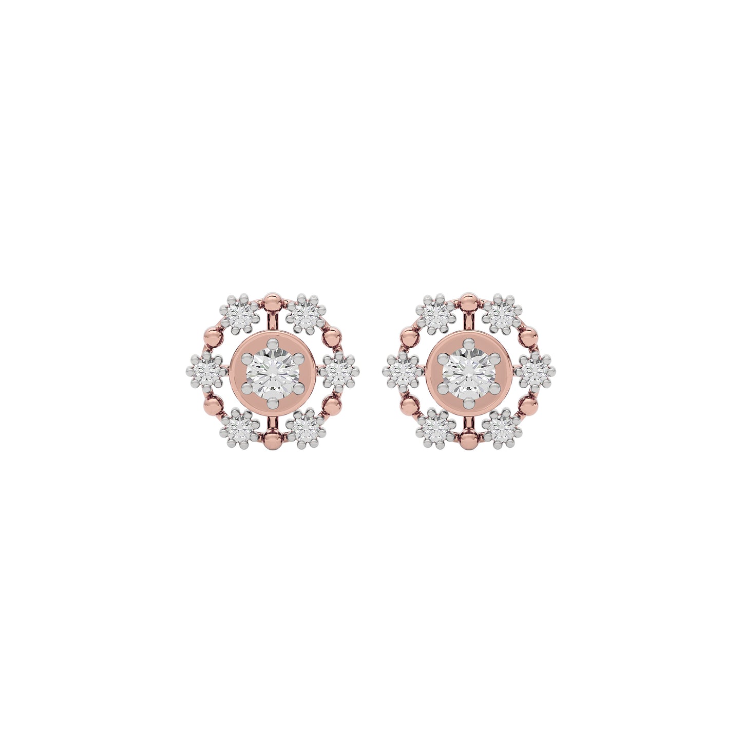 Enchanted Glow Diamond Earrings 18 KT / Rose Gold