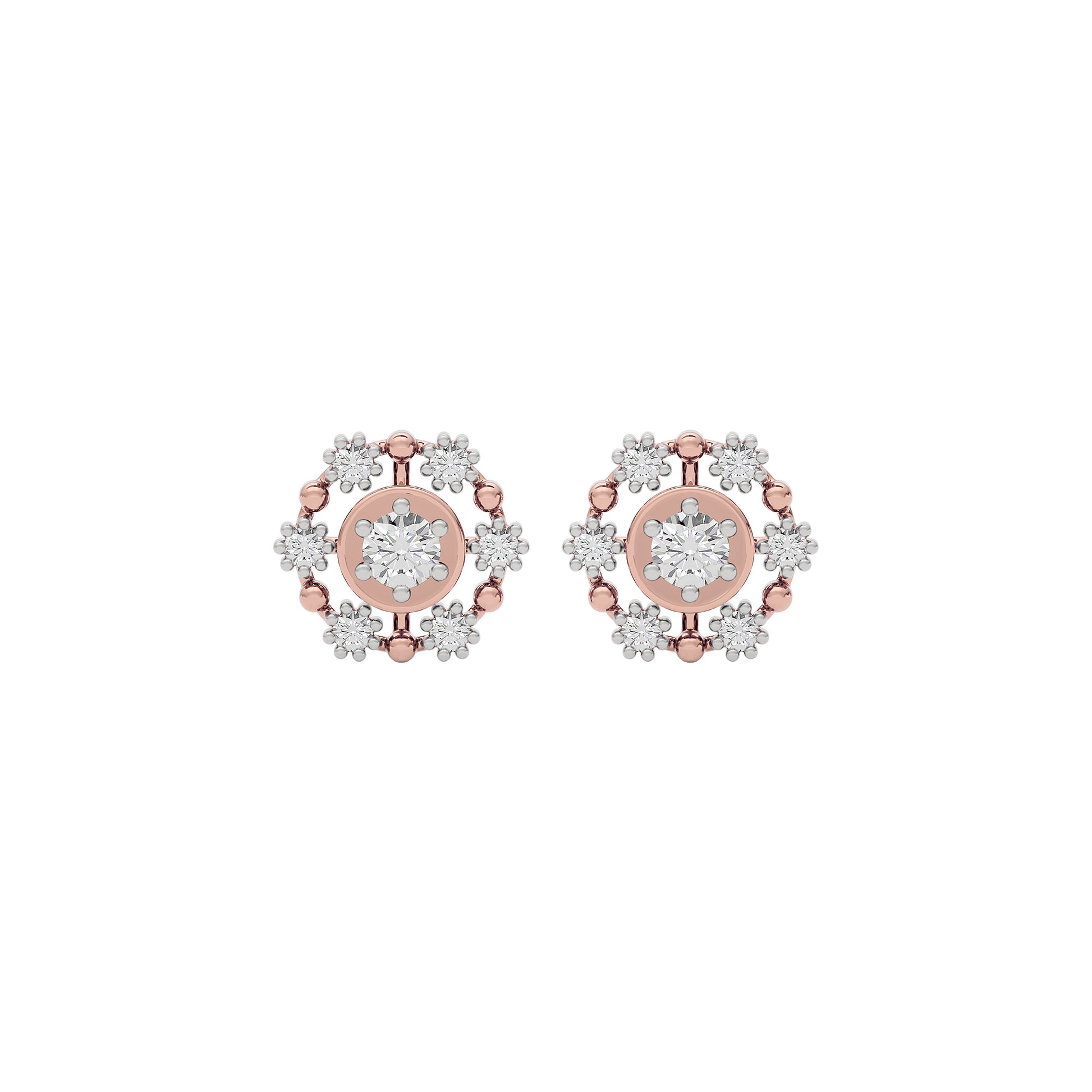 Enchanted Glow Diamond Earrings 18 KT / Rose Gold