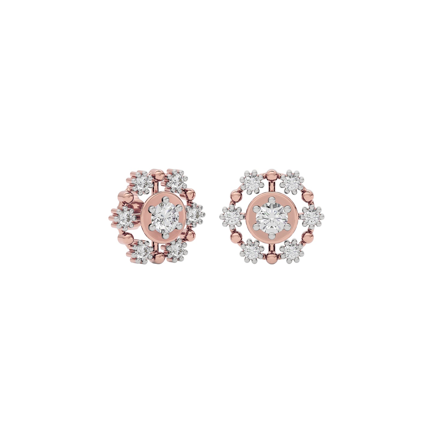 Enchanted Glow Diamond Earrings 18 KT / Rose Gold