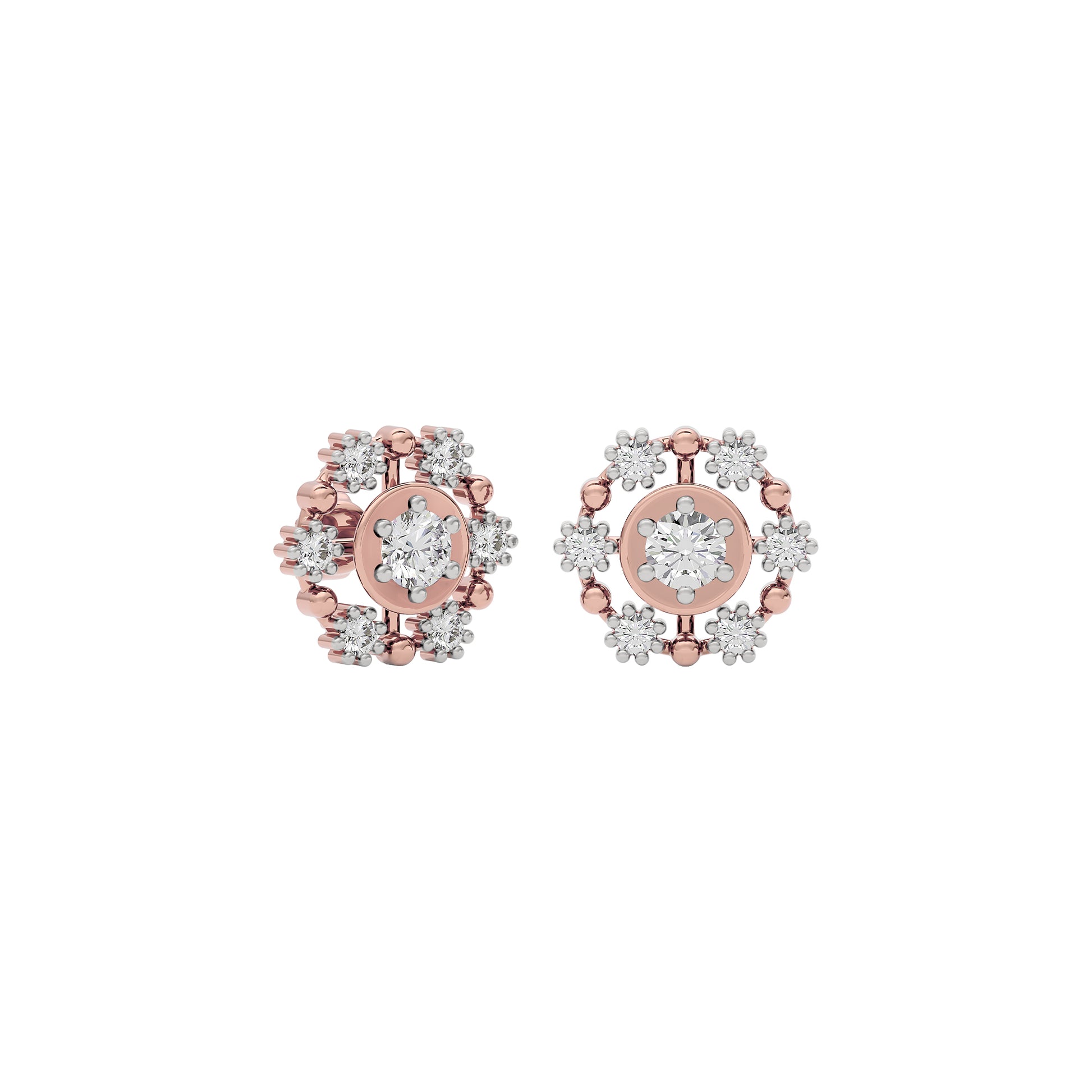 Enchanted Glow Diamond Earrings 18 KT / Rose Gold