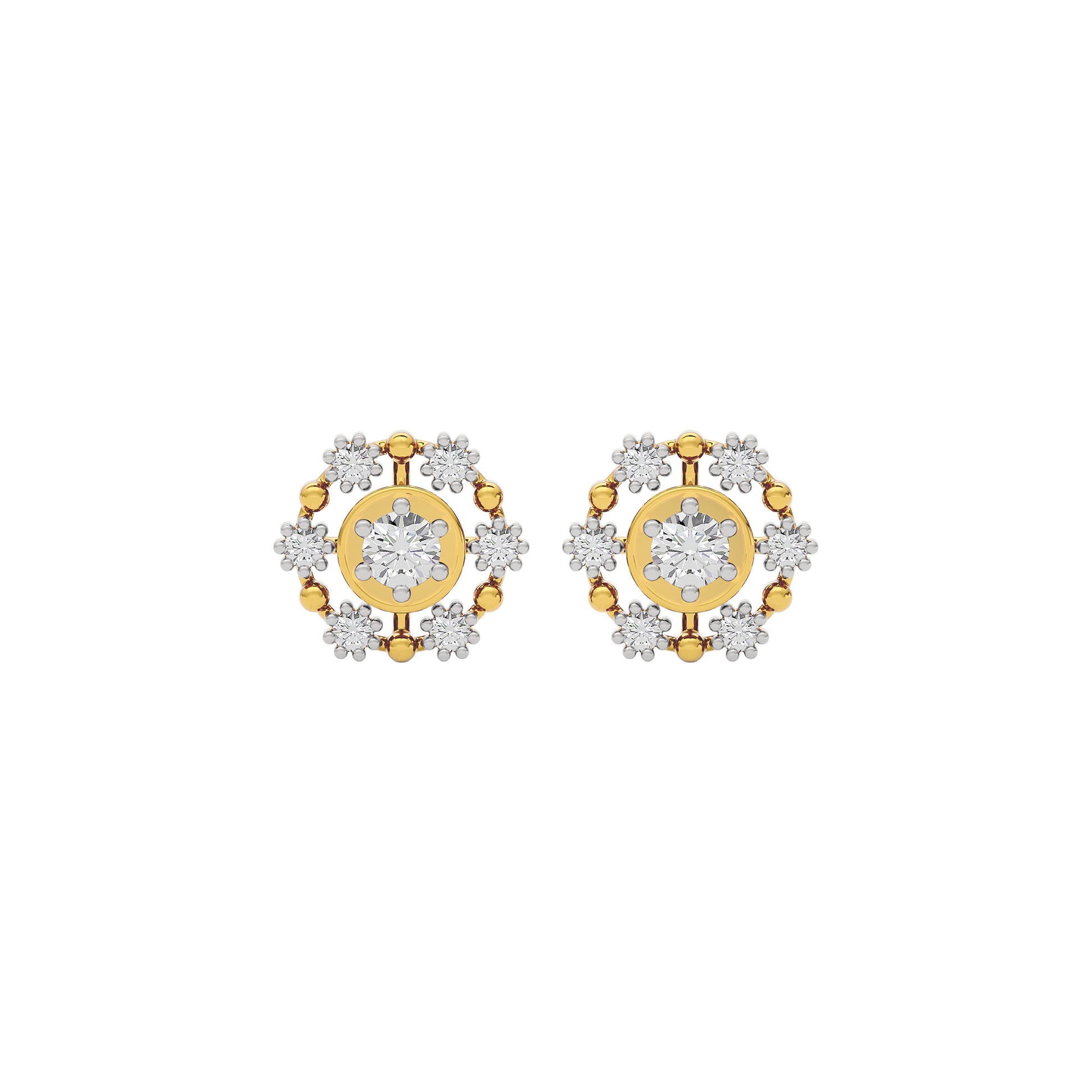 Enchanted Glow Diamond Earrings 18 KT / Yellow Gold