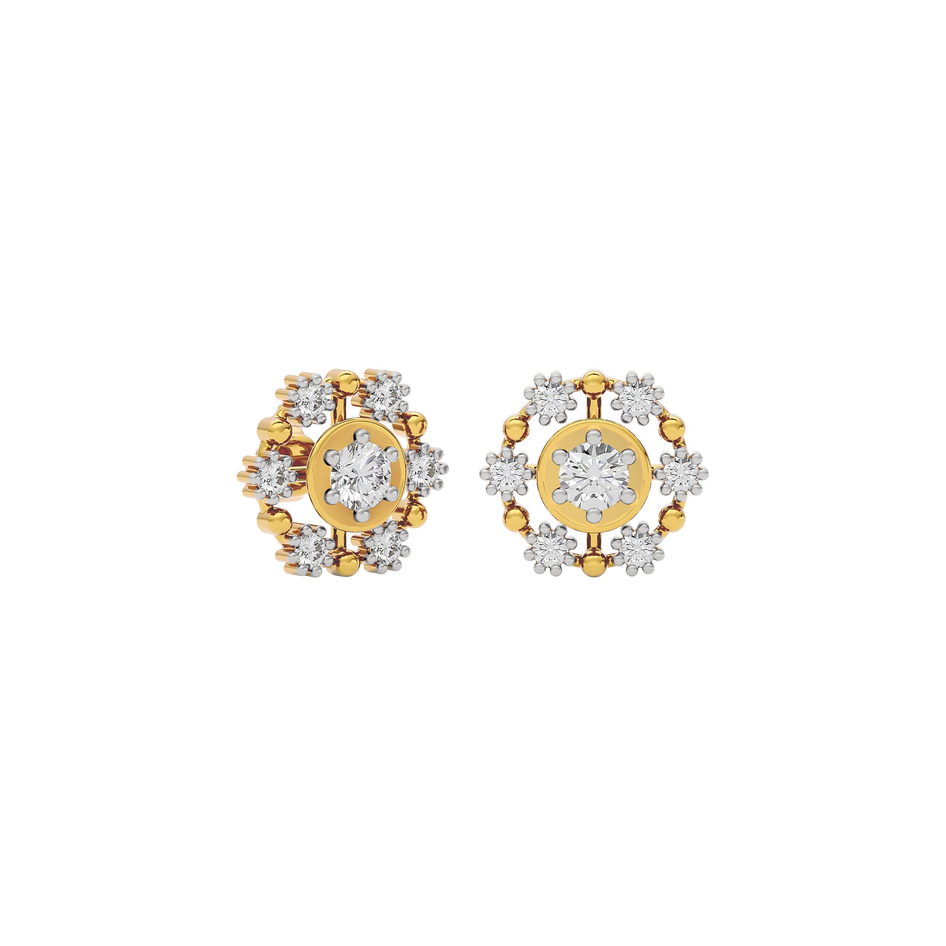Enchanted Glow Diamond Earrings 18 KT / Yellow Gold