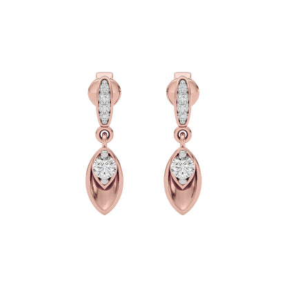 Timeless Opulent Diamond Earrings 18 KT / Rose Gold
