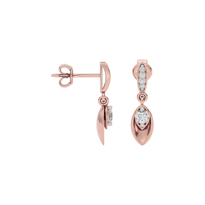 Timeless Opulent Diamond Earrings 18 KT / Rose Gold