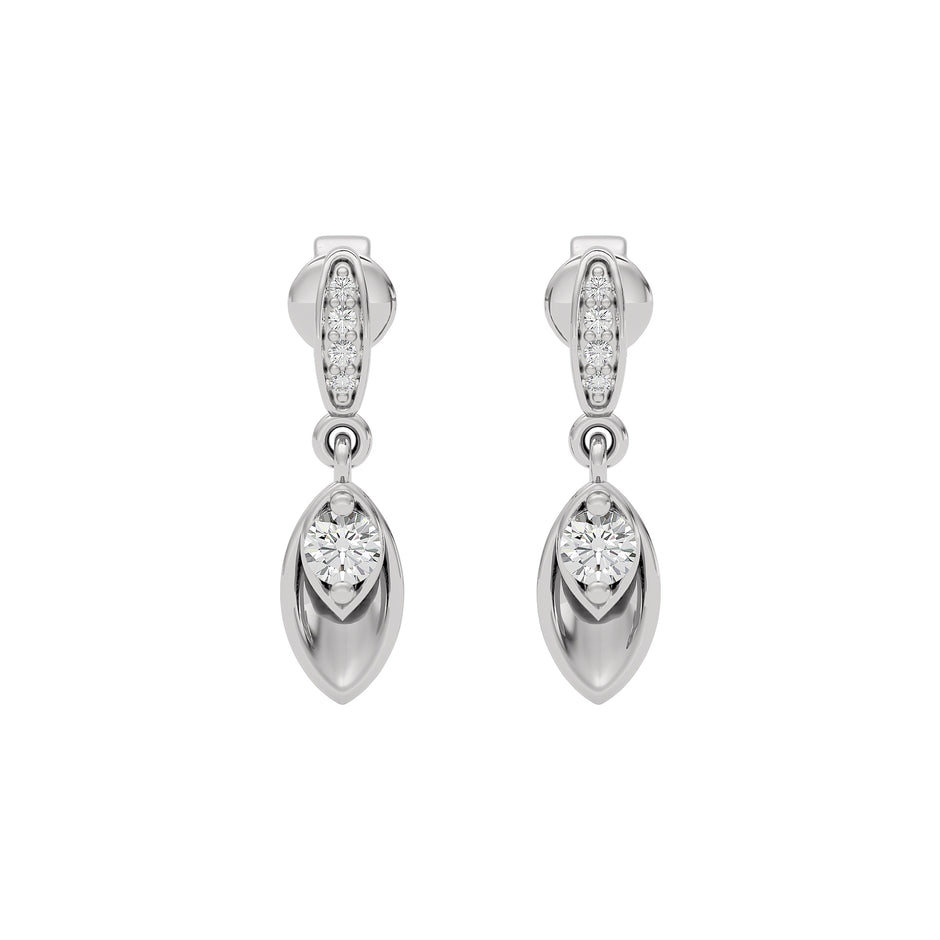 Timeless Opulent Diamond Earrings 18 KT / White Gold