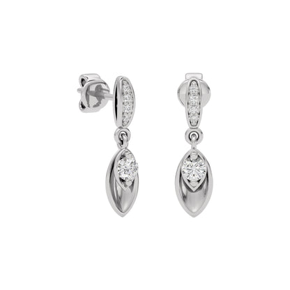 Timeless Opulent Diamond Earrings 18 KT / White Gold