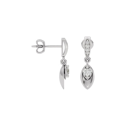 Timeless Opulent Diamond Earrings 18 KT / White Gold