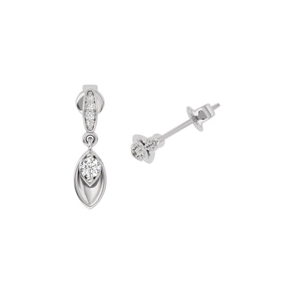 Timeless Opulent Diamond Earrings 18 KT / White Gold
