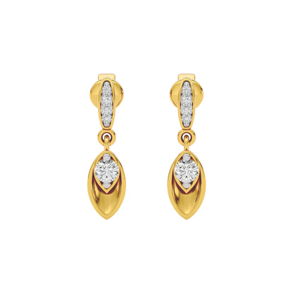 Timeless Opulent Diamond Earrings 18 KT / Yellow Gold
