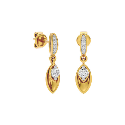 Timeless Opulent Diamond Earrings 18 KT / Yellow Gold