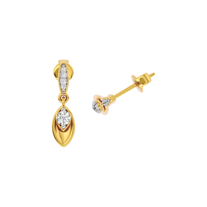 Timeless Opulent Diamond Earrings 18 KT / Yellow Gold