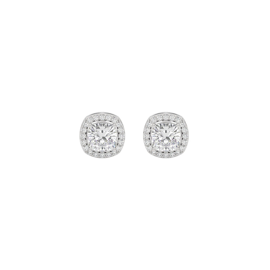 Ethereal Enchantment Serenity Earrings 18 KT / White Gold