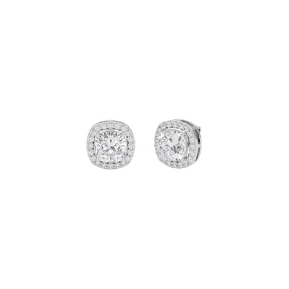 Ethereal Enchantment Serenity Earrings 18 KT / White Gold