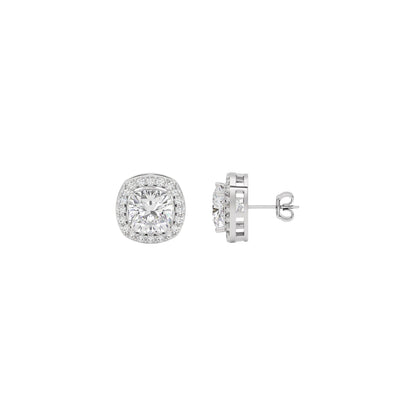 Ethereal Enchantment Serenity Earrings 18 KT / White Gold