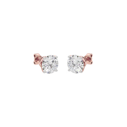 Enchant Elegance Dazzle Earrings 18 KT / Rose Gold