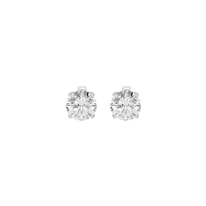 Enchant Elegance Dazzle Earrings 18 KT / White Gold