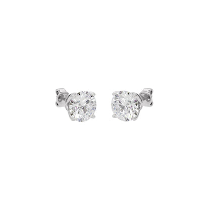 Enchant Elegance Dazzle Earrings 18 KT / White Gold