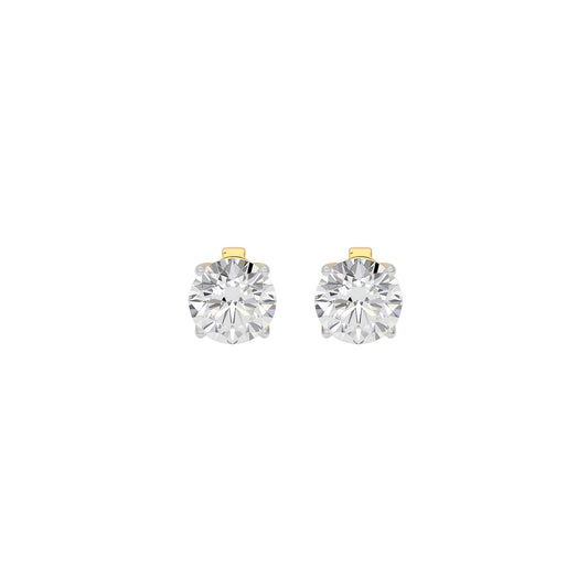 Enchant Elegance Dazzle Earrings 18 KT / Yellow Gold